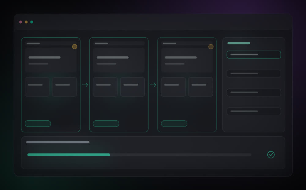 Telas ligadas pelo fluxo — Design e protótipo na YveTech