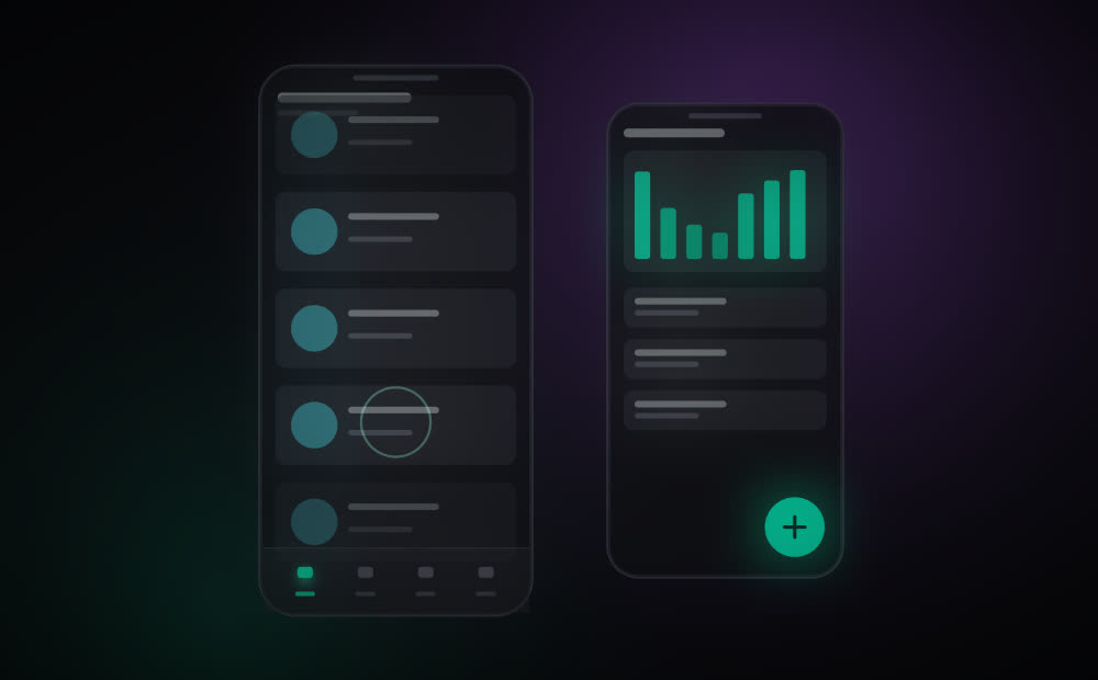 Navegação principal — Aplicativos Mobile